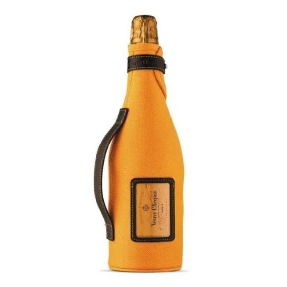 VEUVE CLICQUOT Brut CHAMPAGNE JACKET Yellow ICE JACKET Bottle SLEEVE Price CHEAP - Picture 1 of 14